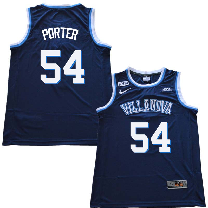 2018 Men #54 Howard Porter Willanova Wildcats College Basketball Jerseys Sale-Navy